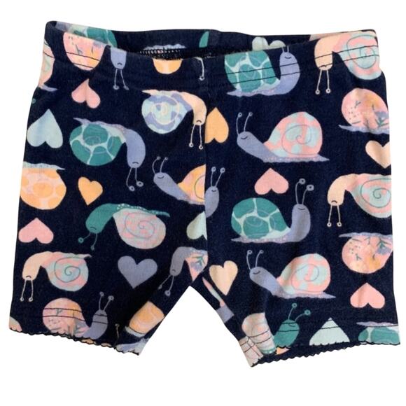 Carter’s Pink Snails Matching Pajama Shorts Set Navy Blue 24 months - Picture 5 of 6